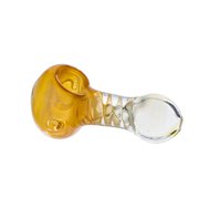 Thick Yellow Customizable Glass Pipe