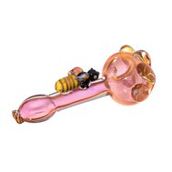 Gold Plated Heavy Smoking Spoon with Bee