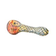 Twister Glass Spoon - Red Pot