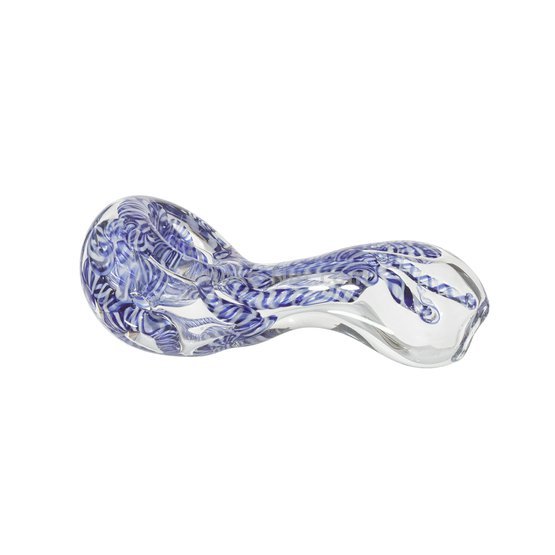 448j_Glass Pipe - Blue Spoon Thick Pipe.jpg