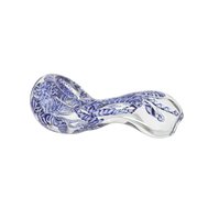 Glass Pipe - Blue Spoon Thick Pipe