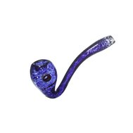Cobalt Blue Glass Sherlock Pipe