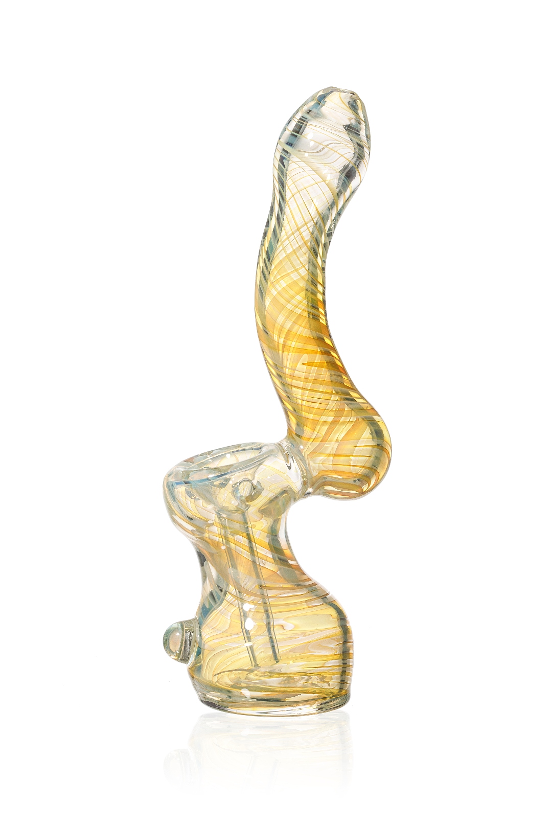 White Clouds Bubbler Pipe