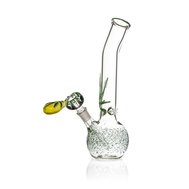 Mouth Blown Bong Weed Leaf