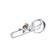 Clear Glass Spoon Pipe, Small Frog