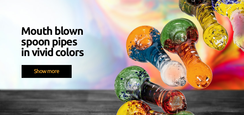 Hand Blown Spoon Pipes