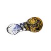 Mini Thick Glass Pipe Blue Twister