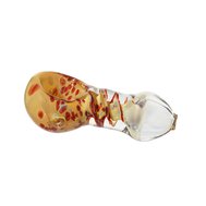 Mini Thick Glass Pipe Red Twister