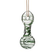 Necklace Glass Smoking Pipe Green