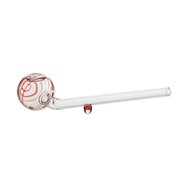 Puff/Concentrate Pipe Red Stripes