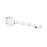 Oil Glass Smoking Pipe Blue Marble