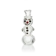 Mini Snowman Glass Pipe
